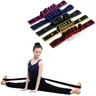 8 sezioni Style Dance Yoga Stretching Belt Yoga Pilates Fitness Tension Belt Digital Stretching