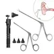 Pinze per la pulizia del naso dell'orecchio Pick endoscopio rimozione del cerume Hartman Micro