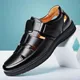 Scarpe in pelle da uomo Business Casual Forma Wear tacchi alti suola morbida sandali estivi