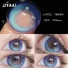 UYAAI 1 paio di lenti blu accessori Anime lenti a contatto a colori per occhi lacrime comiche lenti