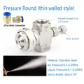 1/4 "sifone nebulizzatore ad aria nebulizzatore ugello a getto nebulizzatore regolabile nebulizzatore a due fluidi gas-acqua testa di spruzzo