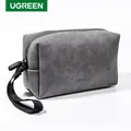 UGREEN Dell'organizzatore Del Sacchetto di Immagazzinaggio Di Cuoio di Caso per Wired Trasduttore Auricolare Delle Cuffie Cavo USB Telefoni Cellulari Caricatore PC Accessori Digitali Borsa