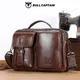 BULLCAPTAIN nuova borsa a tracolla da uomo in vera pelle borsa a tracolla da uomo valigetta da lavoro casual borsa a tracolla da uomo stile valigetta