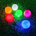 6 pezzi Glow In The Dark illuminano palline da Golf a LED luminose 4 luci integrate per regalo di