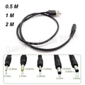Spina USB A maschio a DC 2.5 3.5 1.35 4.0 1.7 5.5 2.1 5.5 2.5mm Spina di alimentazione Jack Tipo A Cavo di prolunga Cavi connettori
