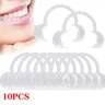 10Pcs divaricatore dentale per guance a forma di C sbiancamento dei denti apri labbra per guancia