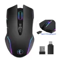 Mouse wireless 2.4G di tipo C per computer portatile MacBook Mouse silenzioso con clic Mouse wireless ricaricabile Plug and Play
