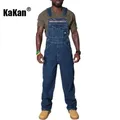 Kakan-nuovi Jeans con tracolla da uomo europei e americani abbigliamento da uomo Jeans lunghi con