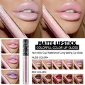 New Lip Stick Long Lasting Sexy Lip Gloss Matte Lip Glaze Cream Liquid Lipstick Makeup Beauty