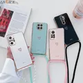 Custodia per telefono con cordino a tracolla con cuore d'amore per Xiaomi Redmi Note 10 Pro 11 12 8