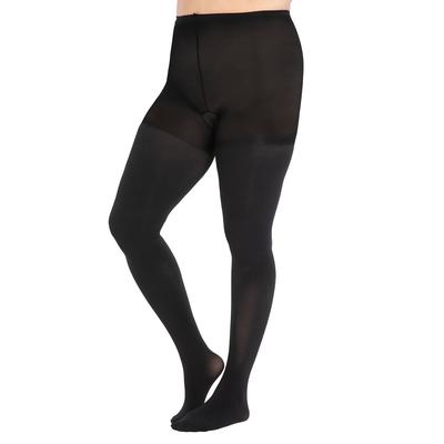 Women's Premium Opaque Tights by ELOQUII in Black (Size 26/28)