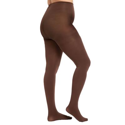 Women's Premium Opaque Tights by ELOQUII in Chocolate Truffle (Size 18/20)