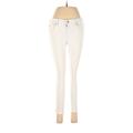 Gap Outlet Jeggings - Low Rise Skinny Leg Boyfriend: Ivory Bottoms - Women's Size 6 - White Wash