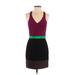 Jay Godfrey Casual Dress - Party V Neck Sleeveless: Black Solid Dresses - Women's Size 4