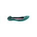 Hush Puppies Flats: Green Print Shoes - Women's Size 6 1/2 - Round Toe