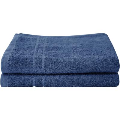 Handtuch DYCKHOFF "Kristall", blau (marine), B:50cm L:100cm, Frottier, Obermaterial: 100% Baumwolle, Handtücher (Packung), mit Bordüren Image