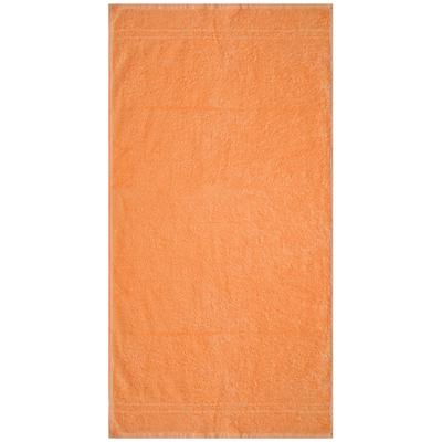 Badetuch DYCKHOFF "Kristall", orange (terra), B:70cm L:140cm, Frottier, Obermaterial: 100% Baumwolle, Handtücher (Packung), mit Bordüren Image