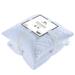 Videri Home Diamond Plush Fringe Throw & Pillow Gift Set Faux Fur in Blue/White | Wayfair 104930
