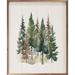 Millwood Pines Watercolor Pines II Wood in Brown/Green | 8 H x 10 W x 1.5 D in | Wayfair 85149C60B3124108B240CD06B1A1FE6C