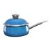 Vita 3.2-qt. Enamel-on-steel Covered Saucepan 3.2 Quarts Non-Stick Enamelware Saucepan Non Stick/Enameled Cast Iron/Cast Iron in Blue | Wayfair
