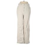 Old Navy Khaki Pant: Ivory Solid Bottoms - Women's Size 6 Tall