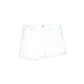 J.Crew Factory Store Denim Shorts: White Bottoms - Women's Size 32