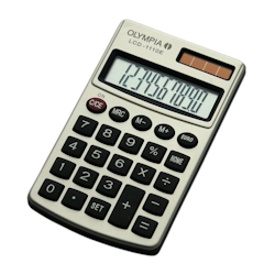 Olympia Klapprechner LCD-1110E, 1-zeiliges LC-Display mit 10 Stellen, Grund- Image