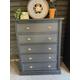 Large Black Chest of Drawers 130cm x 100cm