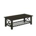 New Classic Furniture Christian Coffee Table with Lower Shelf