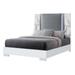 Global Furniture USA Ylime White Marble Queen Bed With Led