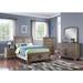 New Classic Furniture Capender Pewter 4-piece Bedroom Set with Chest