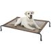 Veehoo Outdoor Elevated Dog Bed Cooling Raised Pet Dog Cots with Washable Mesh X-Large Brown