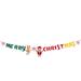 COFEST Christmas Decoration Supplies Christmas Banner Banner Decoration Hanging Flag Letter Colored Flag Flower Christmas Party Decoration Supplies L