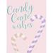 Candy Cane Wishes Pastel Poster Print - Kimberly Allen (24 x 36)