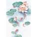 Lotus Pond Water Color home Poster Print - Xuan Thai (18 x 24)