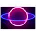 Hxoliqit LED Planet Neon Light Universe Shape Ornaments Net Red Decoration Night Light Led Christmas Lights Outdoor Led Christmas Lights Led Christmas Tree Lights