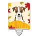 Jack Russell Terrier Thanksgiving Ceramic Night Light