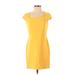 Ann Taylor Cocktail Dress: Yellow Dresses - Women's Size 4 Petite