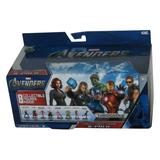 Marvel Avengers CDI (2012) Collectible Figure 8-Pack Figure Set - (Hawkeye / Thor / Iron Man / Loki / Hulk & More)