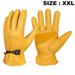 Womens Gardening Weeding Working Gloves Leather Garden Glove for Women Thorn Proof No Stab for Digging Planting Pruning