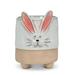 5.5 in. Bunny with Ears Planter White & Pink - Large