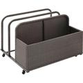 Palm Harbor Outdoor Wicker Rolling Pool Float Caddy - Grey