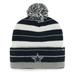 Men's '47 Navy Dallas Cowboys Powerline Cuffed Knit Hat with Pom