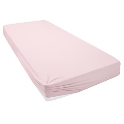Spannbettlaken HOME AFFAIRE "Cremona, in den Qualitäten: Baumwolle mit Elastan oder Biber", rosa, B:140cm L:200cm, Biber, Obermaterial: 100% Baumwolle, Laken, Premium Qualität, Größe ab 90x200 cm Image