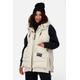 Steppweste ALIFE & KICKIN "RachaAK A Long Vest Damen Steppweste, Weste" Gr. XL, beige (pumice) Damen Westen Steppwesten