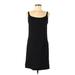 Narciso Rodriguez Casual Dress - Sheath Scoop Neck Sleeveless: Black Solid Dresses - Women's Size 8