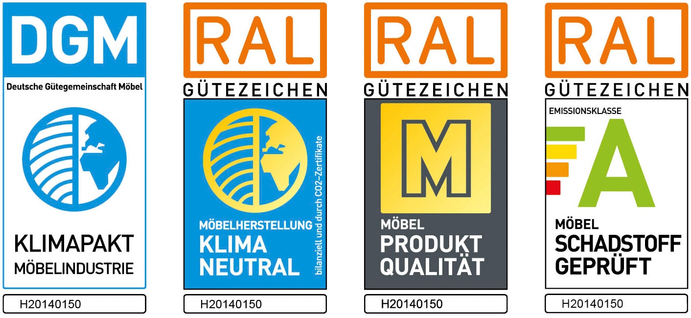 Hocker MUSTERRING "LUCIA", weiß (weiß puro), B:100cm H:43cm T:100cm, Flachgewebe VALMONT (60% Baumwolle/40% Leinen);Leder PURO, pigmentiertes Leder;Microfaser CRONA (100% Polyester);Flachgewebe FLORIS (100% Polyester);Leder BAX, pigmentiertes Leder,...