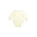 Baby Gap Long Sleeve Onesie: Ivory Bottoms - Size 12-18 Month