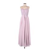 Dessy Group Cocktail Dress - Formal Sweetheart Strapless: Pink Dresses - New - Women's Size 9