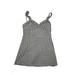 Boohoo Casual Dress - A-Line Strapless Sleeveless: Silver Print Dresses - Women's Size 12